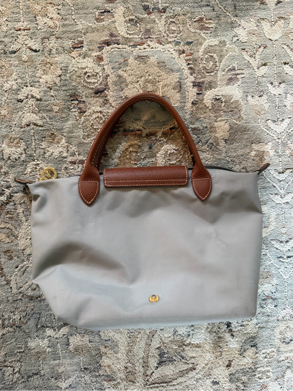 Longchamp Light Gray Purse - Picture 4 of 11